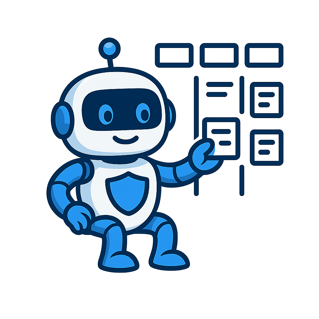 CODERCOPS mascot managing projects